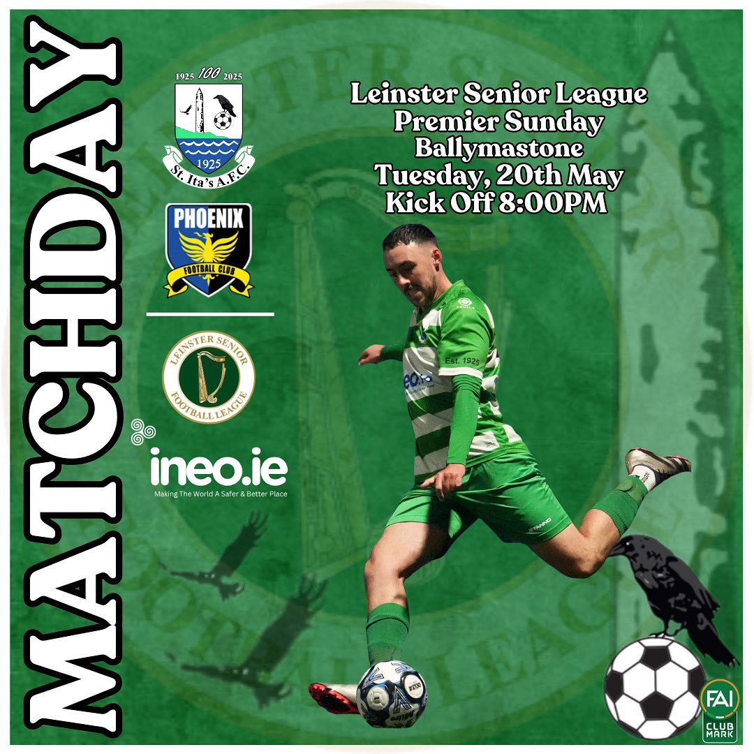 St Ita's AFC (@stitasafc) on Twitter photo 🟢⚪️ 𝗠𝗔𝗧𝗖𝗛𝘿𝘼𝙔 🟢⚪️
🆚 Phoenix FC
🕗 8:00 PM
🏆 Premier Sunday
🏟 Ballymastone
#stitasafc
#weareitas
<a href="/LSLLeague/">Leinster Senior League</a> <a href="/AlQuinn2015/">LSL Live Update’s</a> 🟢⚪️ 𝗠𝗔𝗧𝗖𝗛𝘿𝘼𝙔 🟢⚪️
🆚 Phoenix FC
🕗 8:00 PM
🏆 Premier Sunday
🏟 Ballymastone
#stitasafc
#weareitas
<a href="/LSLLeague/">Leinster Senior League</a> <a href="/AlQuinn2015/">LSL Live Update’s</a>