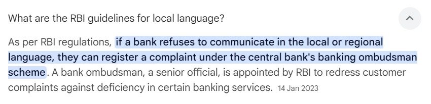 Kalaburgi_Times's tweet photo. if she is working in Karnataka, she must learn the local language within six months. I Think she has not read the full recruitment notification issued by SBI. 

A complaint should be registered under the Banking Ombudsman Scheme.
@TheOfficialSBI   ..

.. https://t.co/OQFGHDGxYZ