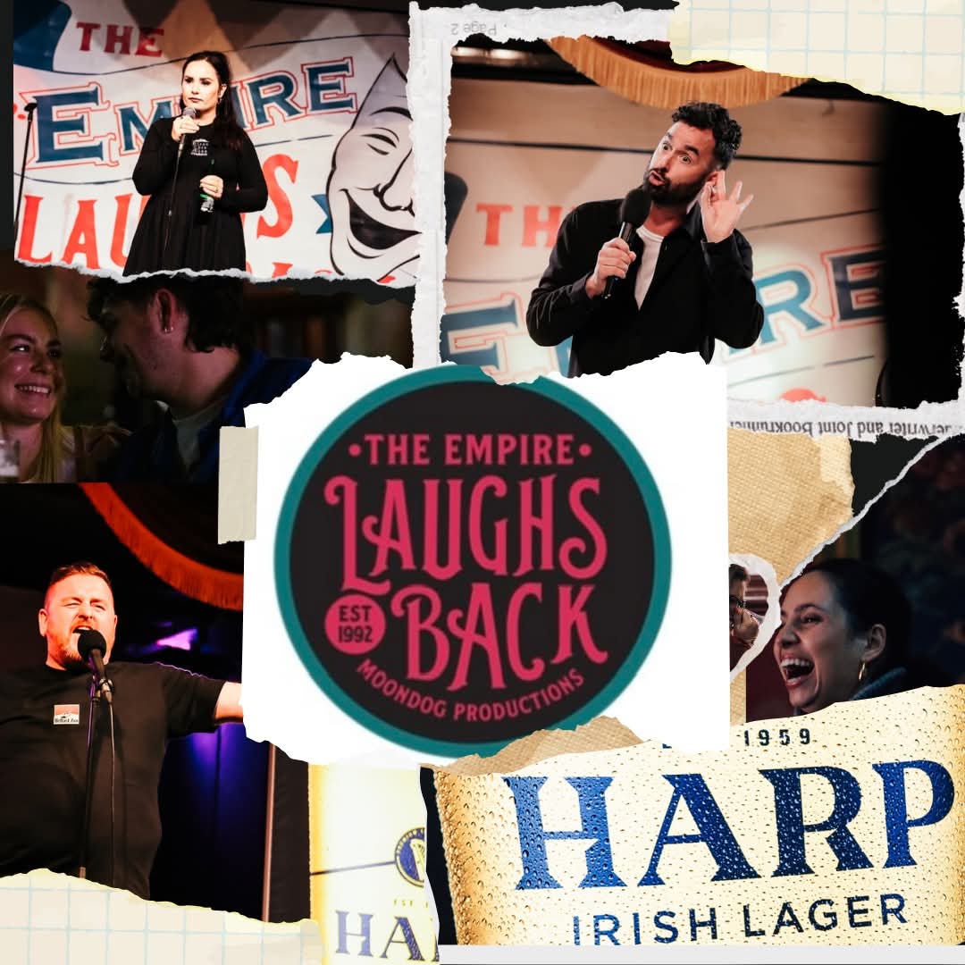 Tonight!

Paddy McDonnell on MC duties 
Bronagh Diamond
Stephen Mullen 

Doors 7.30, free pint of Harp and pack of Tayto crisps with every ticket purchased!

£12 in, £10 students!