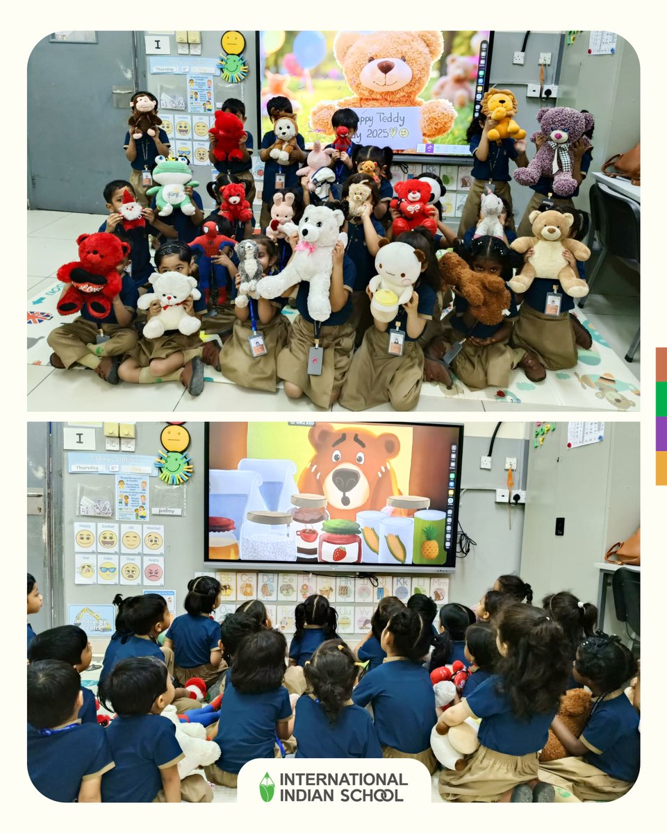 HabitatSchools's tweet image. Teddy’s Picnic – May 8, 2025
Our KG1 &amp;amp; KG2 kids had a fun-filled day with their favorite teddies—singing, parading, and sharing smiles! Thanks to our students, parents, teachers (and their cuddly friends) for making it magical! 💛
#HabitatsSchools #KGFun #Ajman #CBSE #UAE