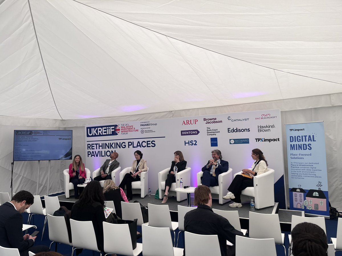 Kicking off <a href="/TPXimpact/">TPXimpact | B Corp™</a> session on New New Towns #ukreiif