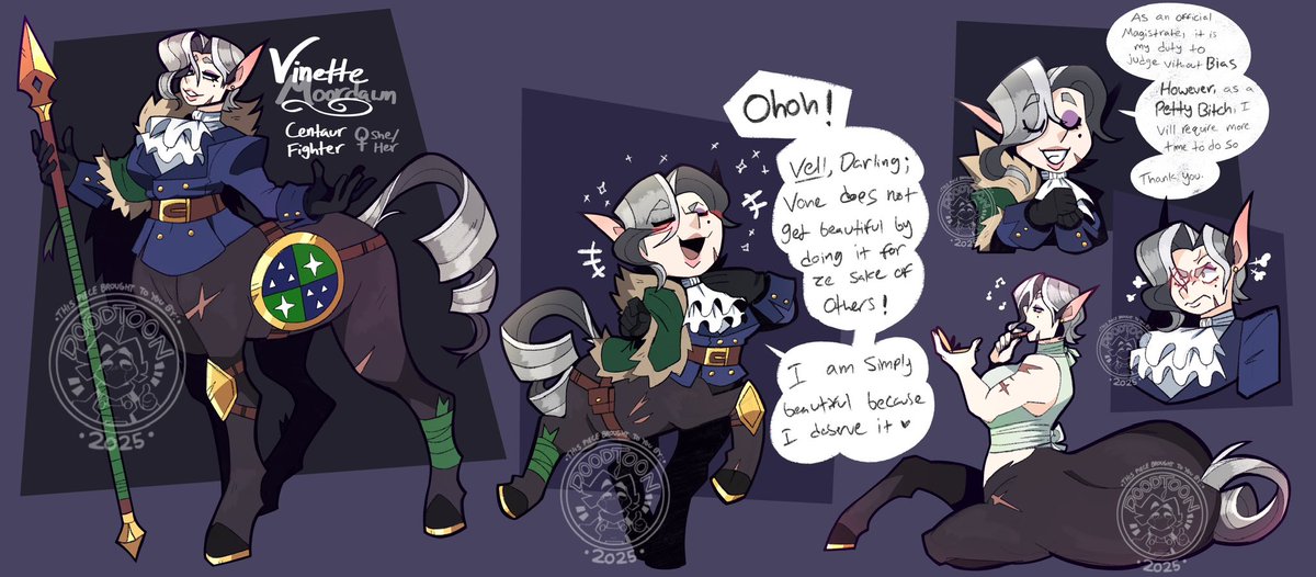 New centaur new centaur 

Say hello to Vinette Moordawn, cousin to Yloma Moordawn 

Stolen (with consent) from <a href="/AstroInfinite_/">AstroInfinite</a> teehee