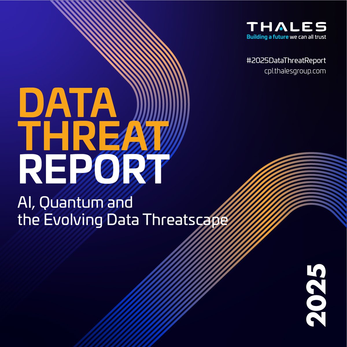 The #2025DataThreatReport is here, with the spotlight on #AI! We gathered insights from global #Cybersecurity experts across 15 industries, who noted the swift growth of #GenAI as their biggest security concern. Download the full report now! cpl.thalesgroup.com/data-threat-re…