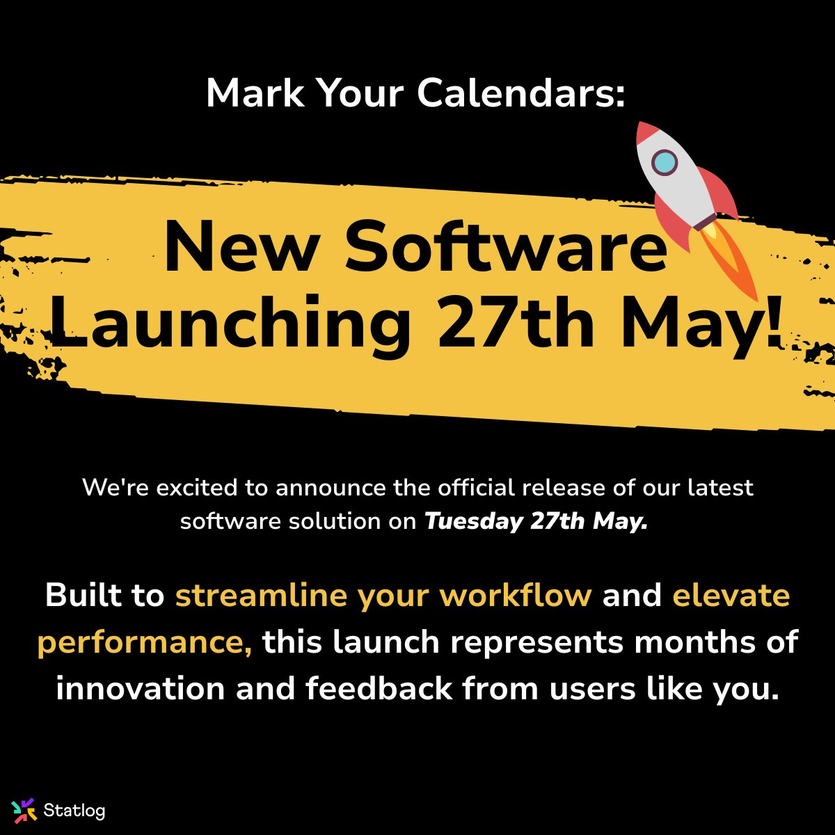 StatlogPro's tweet image. 🗓️ Get ready for the launch of our game-changing software!

#SoftwareLaunch #StatlogV3
