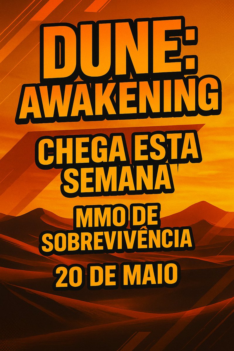 Zona_Random_AS's tweet photo. DUNE: AWAKENING chega esta semana!
O novo MMO de sobrevivência no universo de Dune estreia a 20 de maio.
Explora Arrakis, enfrenta tempestades, constrói, luta e domina o deserto.
Prepara-te para a guerra das especiarias!

#DuneAwakening #MMO #GamingNews https://t.co/iImSMOfGbf