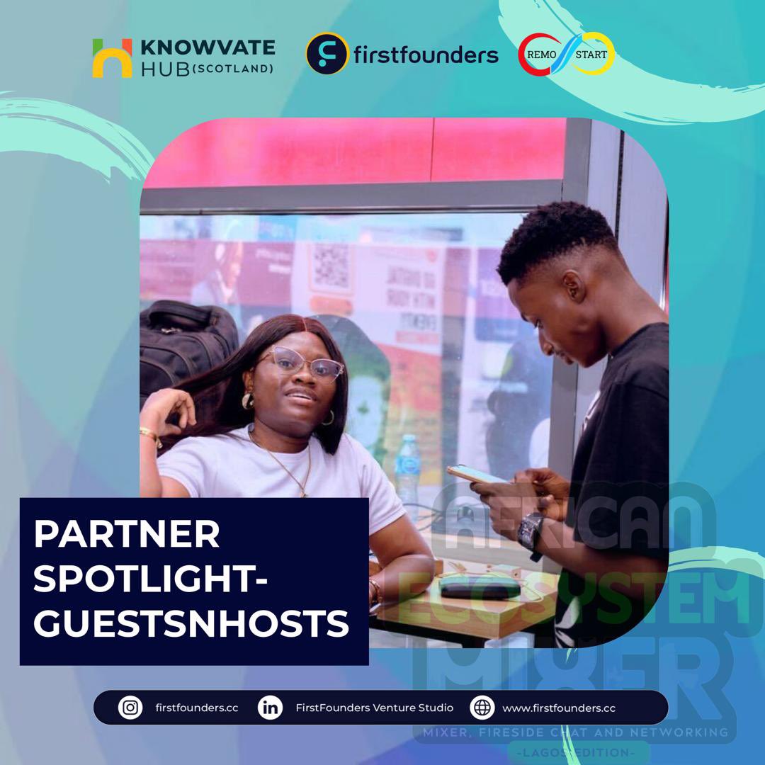 firstfounderscc's tweet photo. Partner Spotlight – 

@guestsnhost 

 GuestsnHosts offers a self-service app for ticketing and guest management. 🛂 

They powered our Lagos event logistics, helping 100+ guests check in seamlessly. 

Thanks to GuestsnHosts for bringing their tech to the African Ecosystem Mixer! https://t.co/ad8qLCVMrp