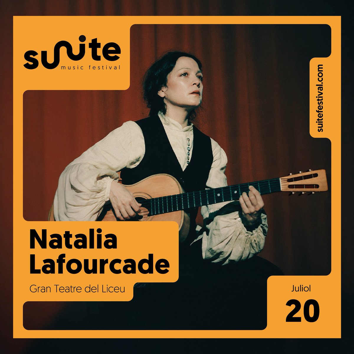 Natalia Lafourcade, una de les grans veus de la música llatina contemporánia, actuarà el 20 de juliol al Gran Teatre del Liceu! ✨

Una cita imprescindible pels amants de la música que vulguin gaudir d'una artista compromesa, profunda i inspiradora.

🎫: suitefestival.com