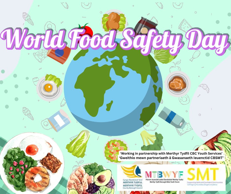 🍐🍎🍏"Safe food today is key to healthier nation tomorrow" - World Food Safety Day 🍏🍎🍐

#WorldFoodSafetyDay #goodfood
<a href="/SMTCYMRU/">SMT</a> @MerthyrtydfilCBC