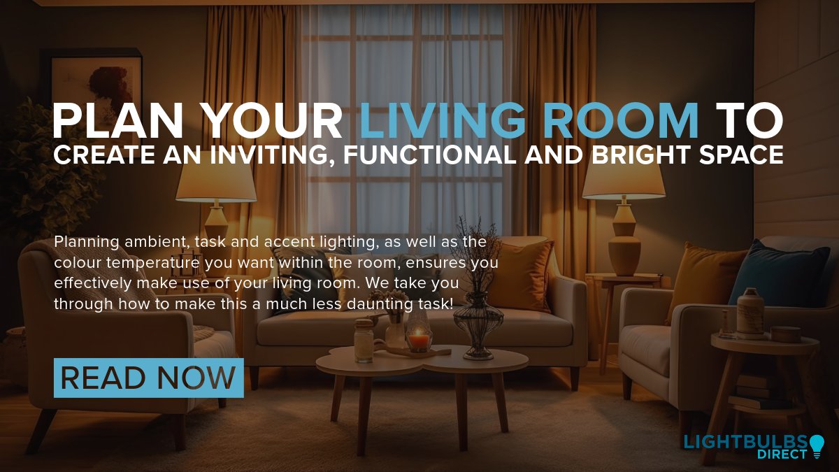 lightbulbsd's tweet photo. Your living room has a range of functions, from unwinding on an evening to entertaining guests, you must plan the lighting effectively to deliver the most impact.

You have a lot to consider outside of just the fixture...

Plan your living room today: https://t.co/nAMNr5136J https://t.co/UHBpCNm92t