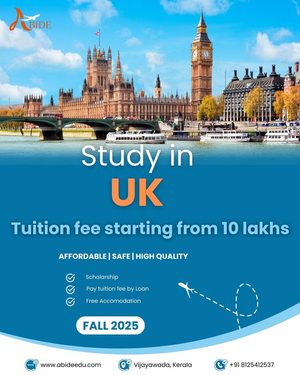 Kalyani_Abide's tweet image. Study in Uk- Make your dreams true #abide #abideedu #abideoveress