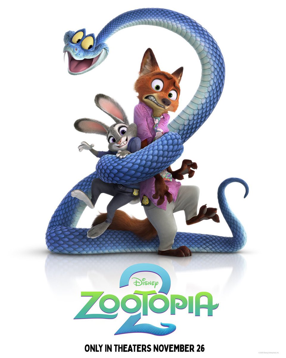 Callsheet_'s tweet photo. Poster #Zootopia2 , Trailer akan tayang besok!👏👏 https://t.co/coCeHGWFUp