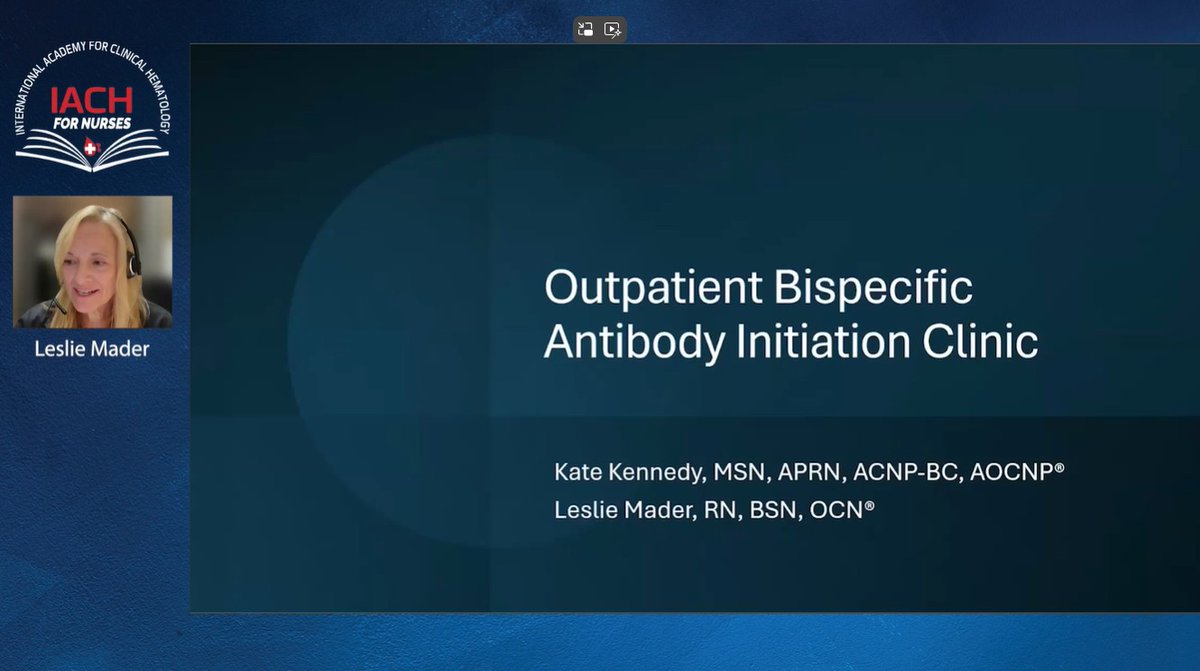 IACH (@theiach) on Twitter photo 📣Our latest <a href="/TheIACH/">IACH</a> for Nurses webinar:
Outpatient Bi-Specific Therapy Clinic
with Leslie Mader
📽️Now available on demand
watch the full library for FREE
⬇️⬇️
iach.org/nurses/
<a href="/lesliemader/">Leslie Mader</a> <a href="/Mohty_EBMT/">Mohamad Mohty</a> <a href="/DholariaMD/">Bhagirath Dholaria, MD</a> 📣Our latest <a href="/TheIACH/">IACH</a> for Nurses webinar:
Outpatient Bi-Specific Therapy Clinic
with Leslie Mader
📽️Now available on demand
watch the full library for FREE
⬇️⬇️
iach.org/nurses/
<a href="/lesliemader/">Leslie Mader</a> <a href="/Mohty_EBMT/">Mohamad Mohty</a> <a href="/DholariaMD/">Bhagirath Dholaria, MD</a>