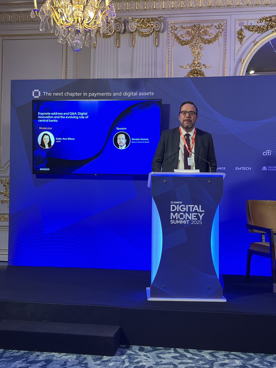 Today at #DMS25 Hearing from Renato Gomes at Banco Central de Brazil about the evolution of #CBDCs and Central Banks