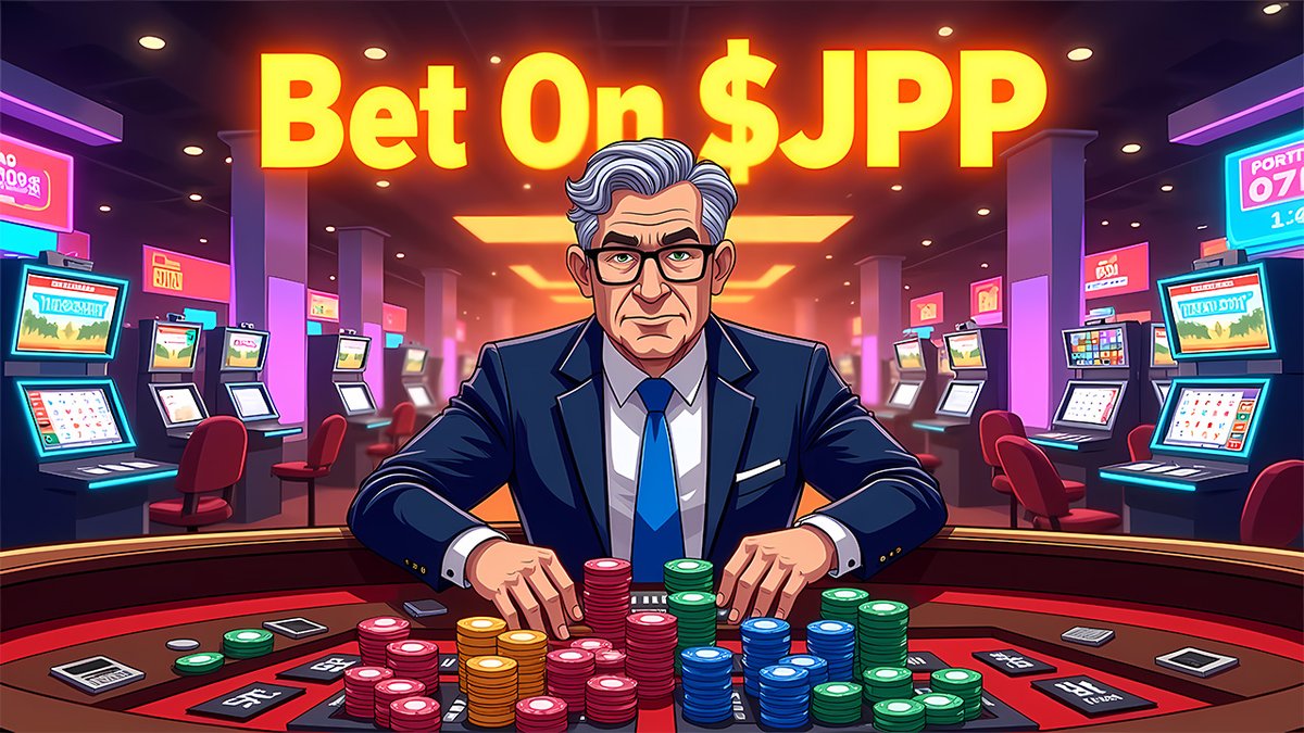 jppcoin's tweet photo. Central banks rig the game like a shady casino. The house always wins and youโre stuck with the bar tab. Bet on $JPP and flip the table. #RiggedCasinoBanks #FlipTheTable #JPP #MemeCoin #Solana #Crypto #DeFi #Web3 #Blockchain #Investing #FOMC #FedWatch #Inflation #Bitcoin #FinancialFreedom