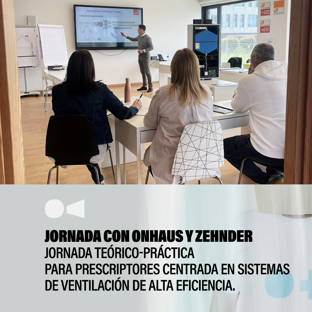 🧑‍🎓 La semana pasada tuvimos el placer de acoger en nuestra .<a href="/traininghausfnc/">traininghaus</a>  una sesión teórico-práctica para prescriptores junto a <a href="/ZehnderIberica/">Zehnder Group Ibérica</a>, centrada en 𝘀𝗶𝘀𝘁𝗲𝗺𝗮𝘀 𝗱𝗲 𝘃𝗲𝗻𝘁𝗶𝗹𝗮𝗰𝗶𝗼́𝗻 𝗱𝗲 𝗮𝗹𝘁𝗮 𝗲𝗳𝗶𝗰𝗶𝗲𝗻𝗰𝗶𝗮.

#Onhaus #Construcción #Formación