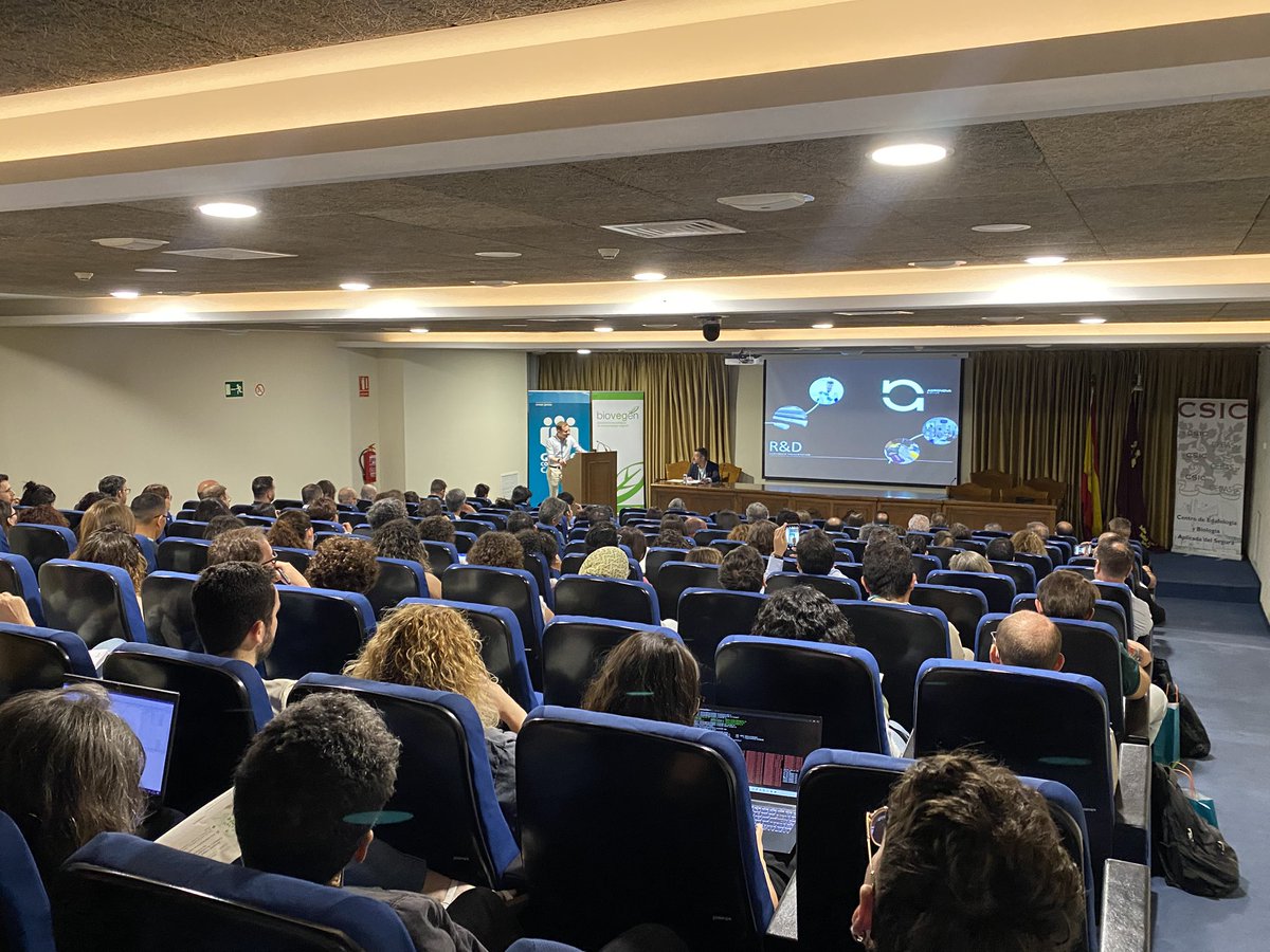 biovegen's tweet image. ¡Hoy estamos en la Jornada CEBAS-EMPRESAS: Ciencia y Tecnología al Servicio de la Agricultura!🌱🌾