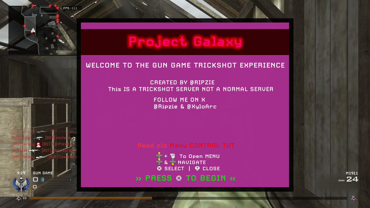 ripzie's tweet photo. HMW Gun Game Trickshotting Server now up https://t.co/zVTevARIKz