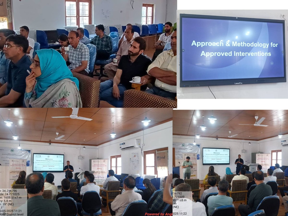 JKTPO's RAMP Awareness Campaign reached District Ganderbal, engaging 50+ participants including MSMEs, DIC, JKEDI, Handloom &amp; Handicrafts, SICOP, and other stakeholders. The session focused on building awareness around key RAMP interventions for MSME growth and support. #MSME