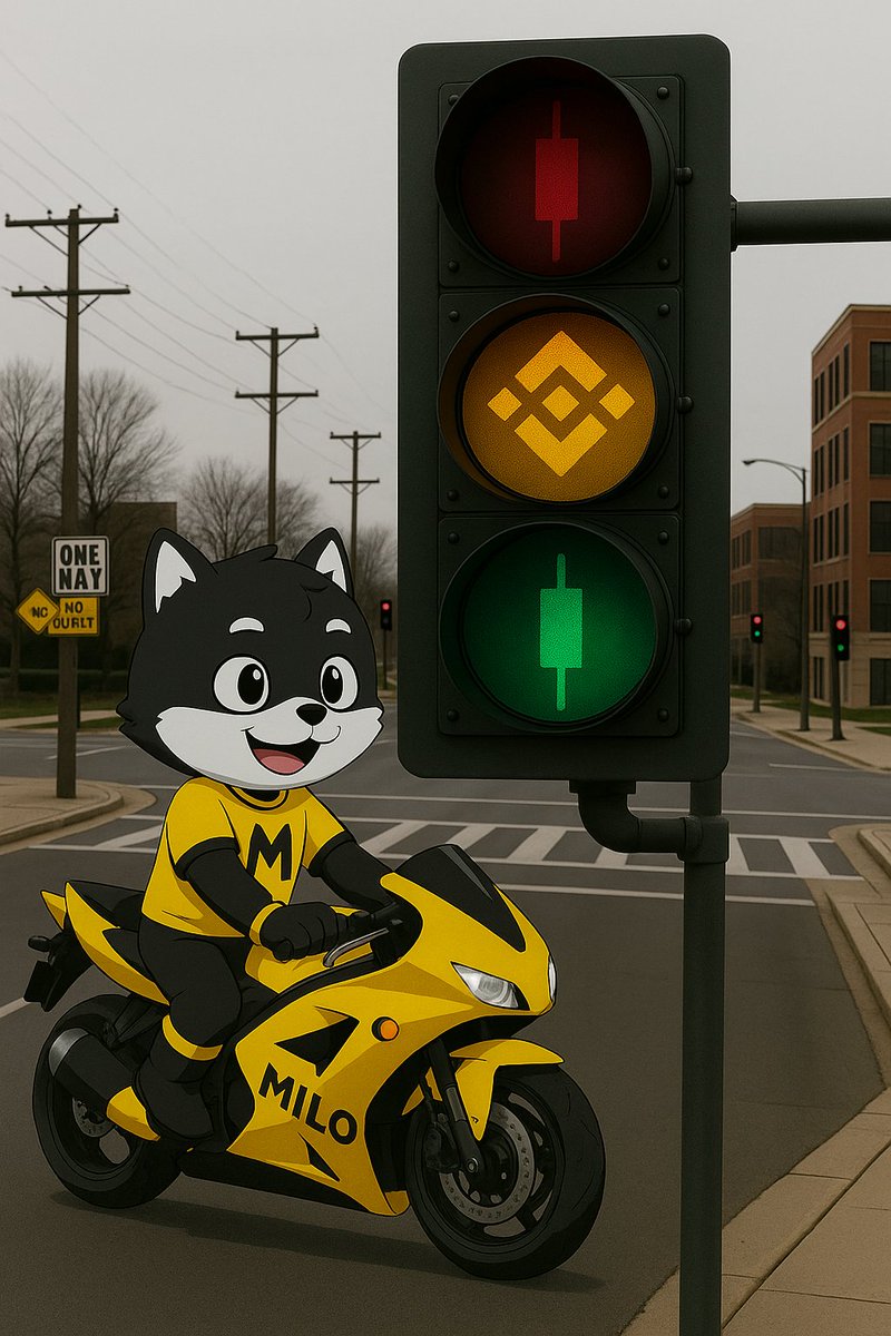 <a href="/binance/">Binance</a> <a href="/MarioEnRedes/">Mario Salamanca</a> Community-driven memes can hardly pass the Binance light 🤒
Will Binance let Milo run the yellow light??