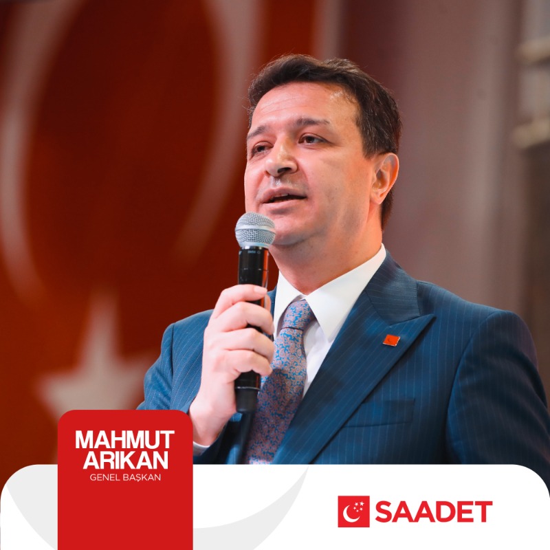 SaadetPartisi's tweet photo. Mahmut ARIKAN
Saadet Partisi Genel Başkanı 
➤ @mahmutarikansp