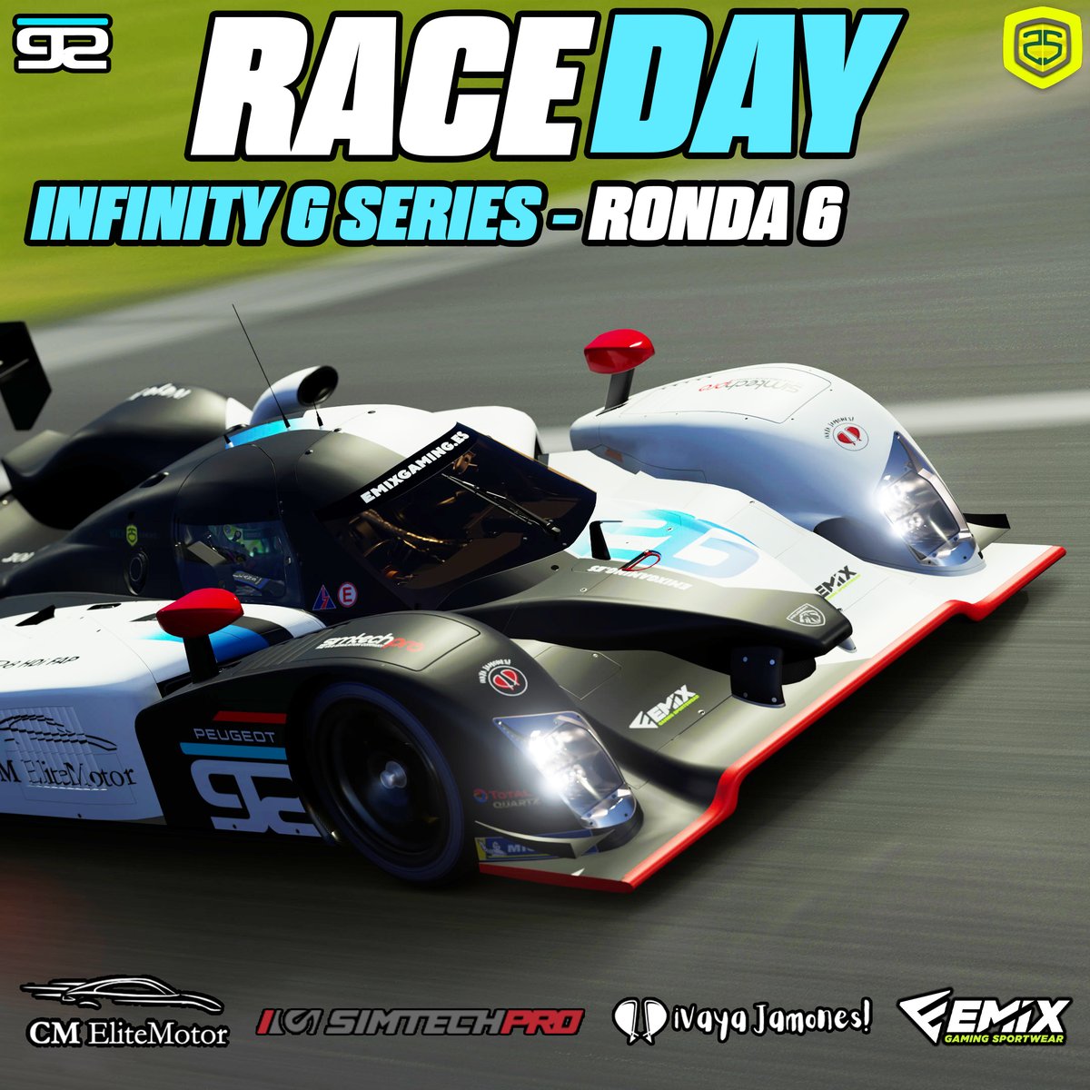 N2_eSports's tweet photo. WE RACE | @InfinityGSeries
Ronda decisiva, muchísimo que perder y muchísimo que ganar en una ronda peligrosísima, penúltima de la fase regular.
@mohata31 y @joaocsp07 es nuestra dupla para hoy
Vamos a darlo todo hasta el final.
#Go92 https://t.co/8WMzpOmGB5