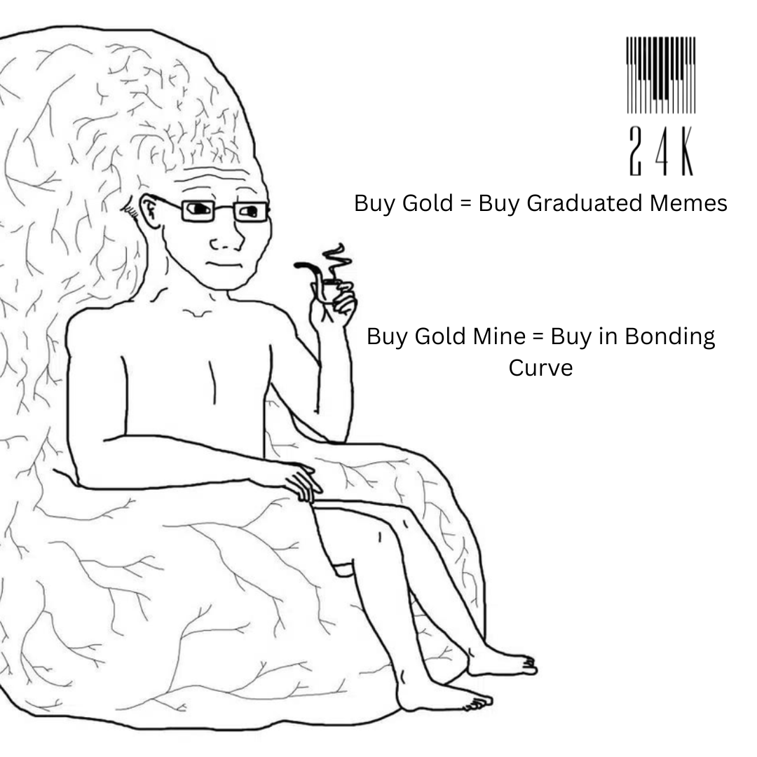 24K_finance's tweet photo. GMiners

Why buy gold when you can own the gold mine?

Buy Gold = Buy after a meme graduates from the pump.

Buy Tokenized Gold Mine = Invest before it graduates. https://t.co/NimlNFJOKW