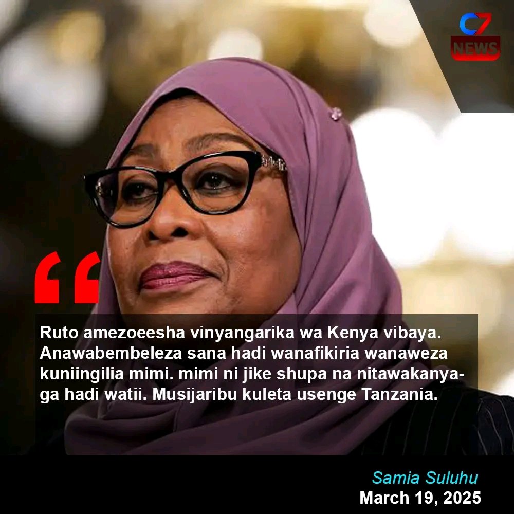 She is misbehaving,she needs to be given some discipline ✅✅ 💯 

#MukuruHandOver |Tanzania|Slums|EACC|Clement Wasike|Natembeya|Kiambaa|Landrates For Development|Gloria Orwaba|The Standard|Boma Yangu| #InfrastructureKE #ReformedGamingKE