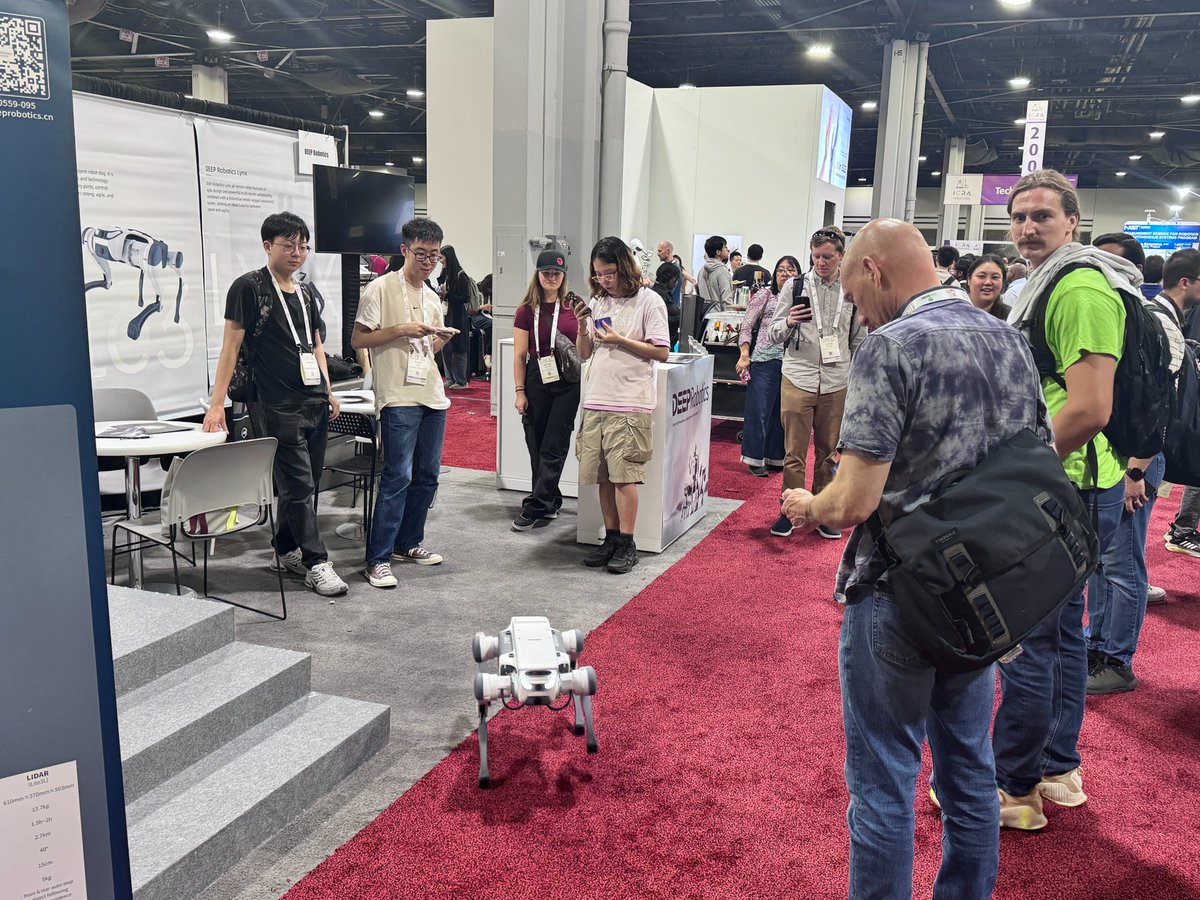 DeepRobotics_CN's tweet image. 🚀Opening: Excited to be at #ICRA2025 in Atlanta!🚀
Visit #DEEPRobotics at Booth #201. Let’s talk robotics, automation, and the future of AI!
🤖Drop by for live demos and connect with us here.
#Robotics #AI #Innovation #RobotDog #Innovation #TechExpo