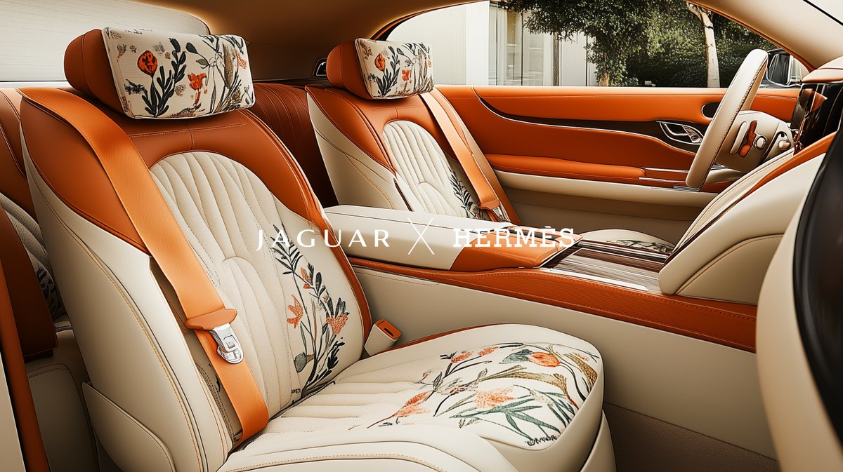 2Cents4Wheels's tweet photo. Two legacy brands. One shared obsession: detail.
@Jaguar x @Hermes_Paris is built for those who value what’s under the surface.
Like what you see? You know what to do.
#Jaguar #Hermes #Car #Cars #Cardesign #Cardesigncommunity #AICarconcept #Innovation #CarInnovation #Conceptcar #CarConcepts #AI #AIcardesign #Carcontent #automotive #automotivedesign