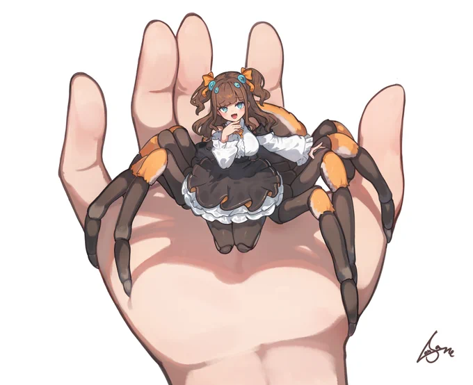 手乗りアラクネ 