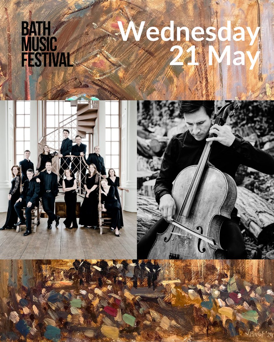 Bath Music Festival (@bathmusicfest) on Twitter photo Wednesday 21 May at #BathMusicFest25
Guy Johnston is back with the second concert in his trio of Bach's Cello Suites - Suite No. 3 in C major and Suite No. 4. In the evening we'll be joined by the fantastic Stile Antico with Palestrina - The Prince of Music 7.30pm, <a href="/bathabbey/">Bath Abbey</a> Wednesday 21 May at #BathMusicFest25
Guy Johnston is back with the second concert in his trio of Bach's Cello Suites - Suite No. 3 in C major and Suite No. 4. In the evening we'll be joined by the fantastic Stile Antico with Palestrina - The Prince of Music 7.30pm, <a href="/bathabbey/">Bath Abbey</a>