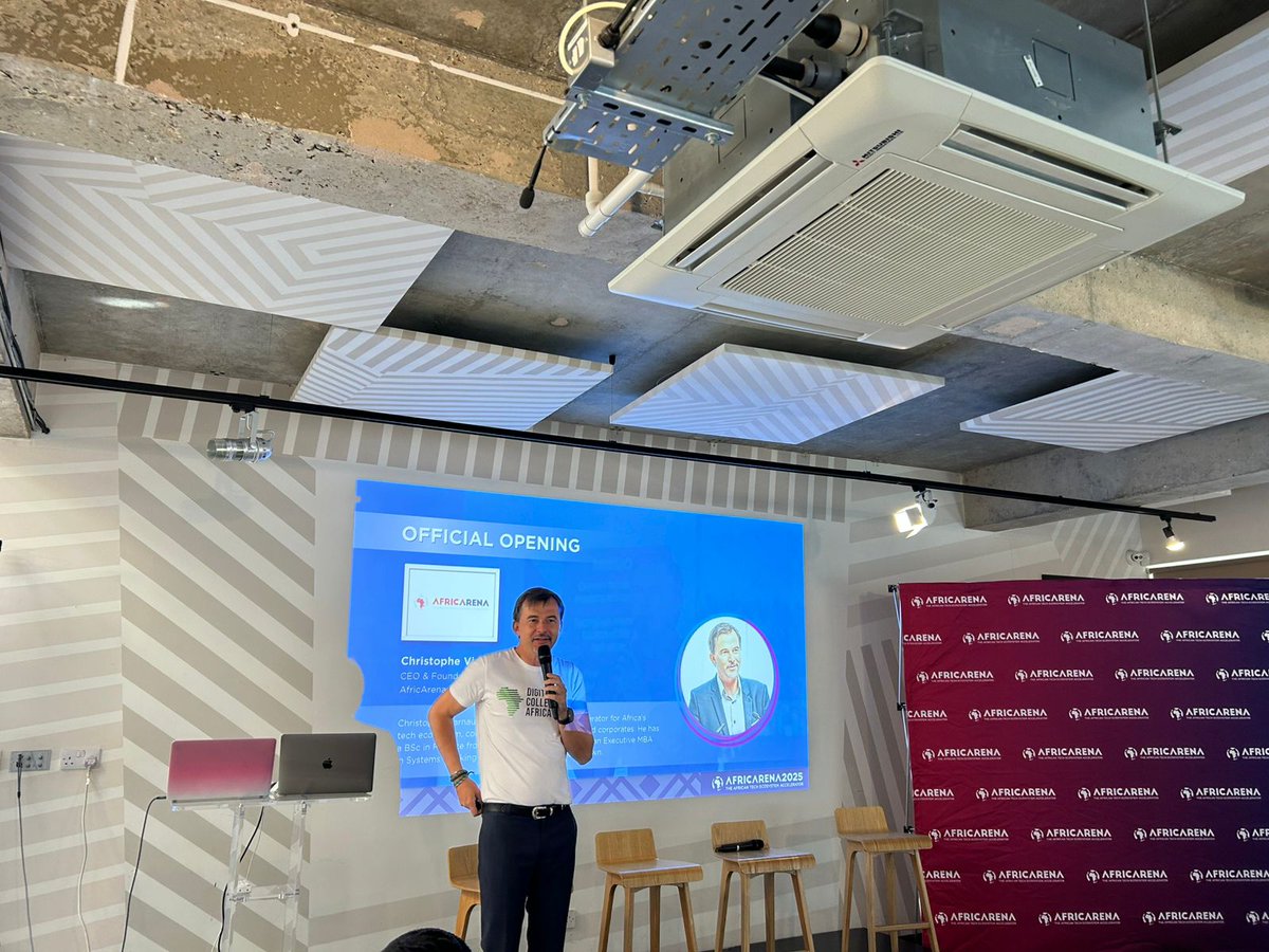 Grindstone (@grindstonexl) on Twitter photo And weâre live from London! Christophe Viarnaud has taken the stage to open the <a href="/AFRICARENA/">AfricArena</a> London Summit 2025.
African tech startups, are you ready to show the world what serious innovation looks like? Itâs your stage, so make it count.
#AfricanInnovation #AfricArena2025 And weâre live from London! Christophe Viarnaud has taken the stage to open the <a href="/AFRICARENA/">AfricArena</a> London Summit 2025.
African tech startups, are you ready to show the world what serious innovation looks like? Itâs your stage, so make it count.
#AfricanInnovation #AfricArena2025