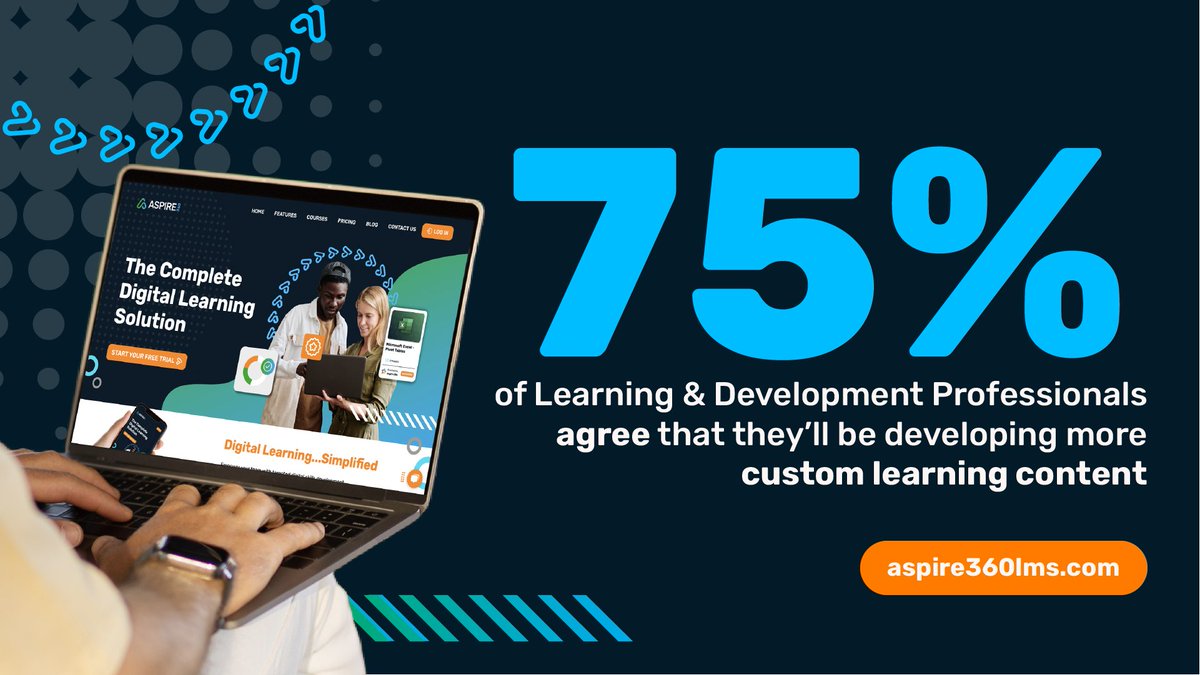 ✨ Creating tailored learning experiences just got easier!​

🧑‍💻 With Aspire 360’s AI-powered Course Creator, build custom content faster and more effectively.​

🙌 Perfect for L&amp;D teams who want training that truly fits their learners.​

#LMS #AIinLearning #CustomContent