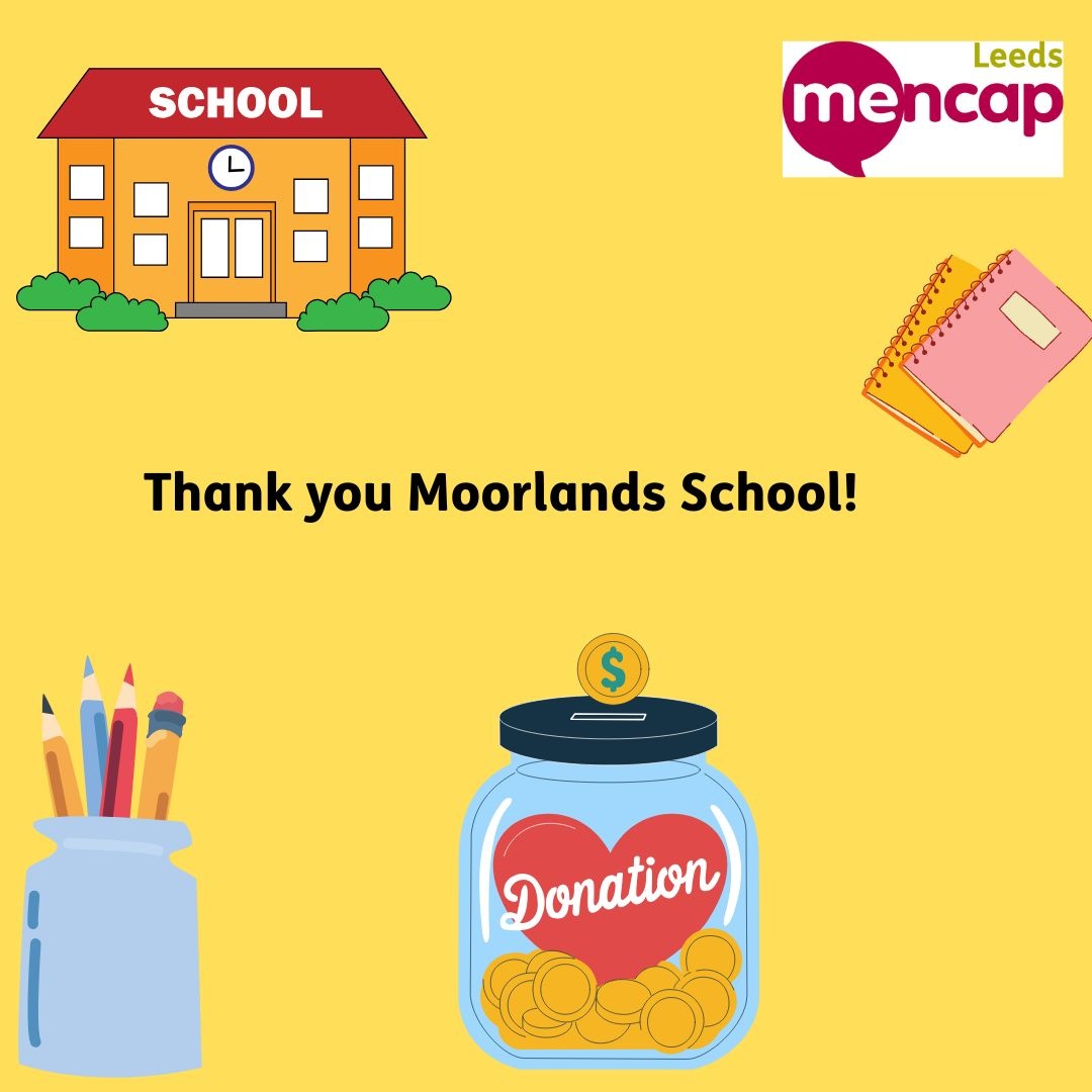 A big THANK YOU to Moorlands School for raising £400 for Leeds Mencap's Sibs group during their Break the Rules fundraising day!
We are so grateful to the children and staff - our Sibs can't wait to spend it!
lght.ly/o3odnf
lght.ly/262h70g