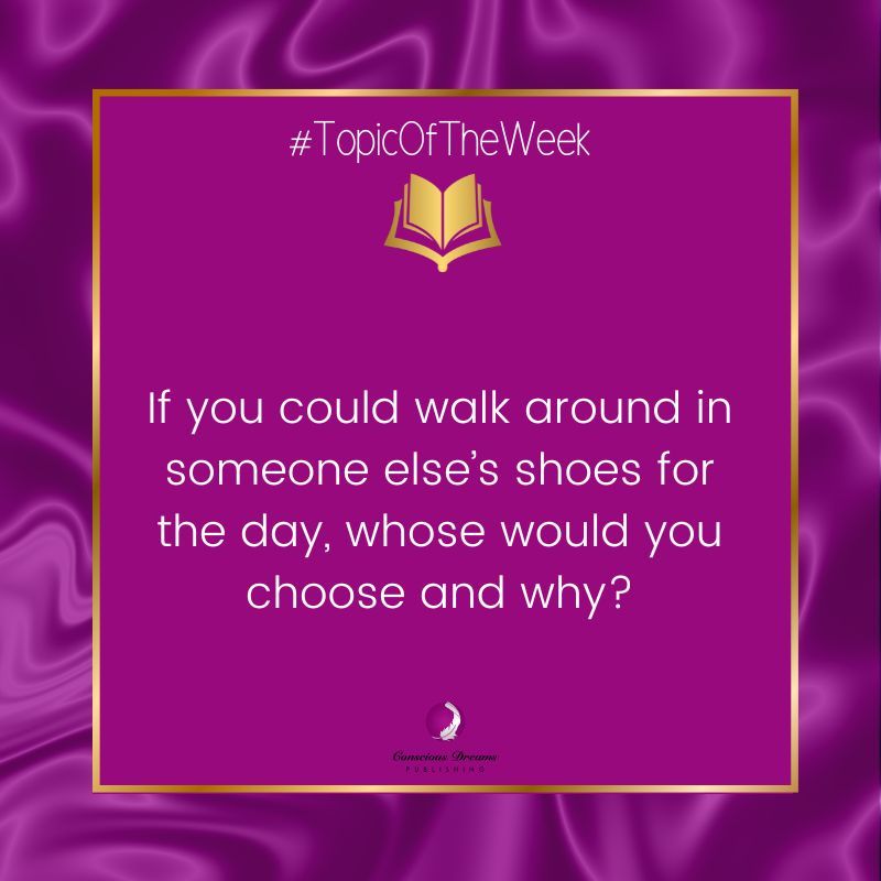 DreamsConscious's tweet image. Walking in someone else’s shoes can give you a whole new perspective. Whose shoes would you step into for a day, and why?  #tuesdaytopic