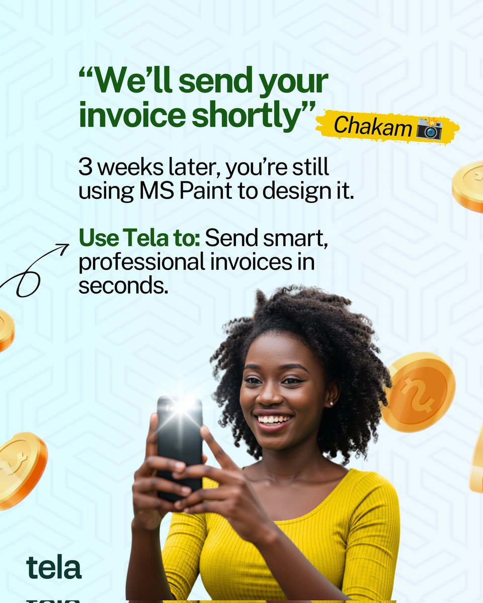 mytelaapp's tweet image. Late payments and lost receipts slow business down.
TELA helps you get paid faster, smarter, and with less stress.
Join the beta testers now, link in bio.
#BusinessGrowth #FinanceTools #TelaApp
