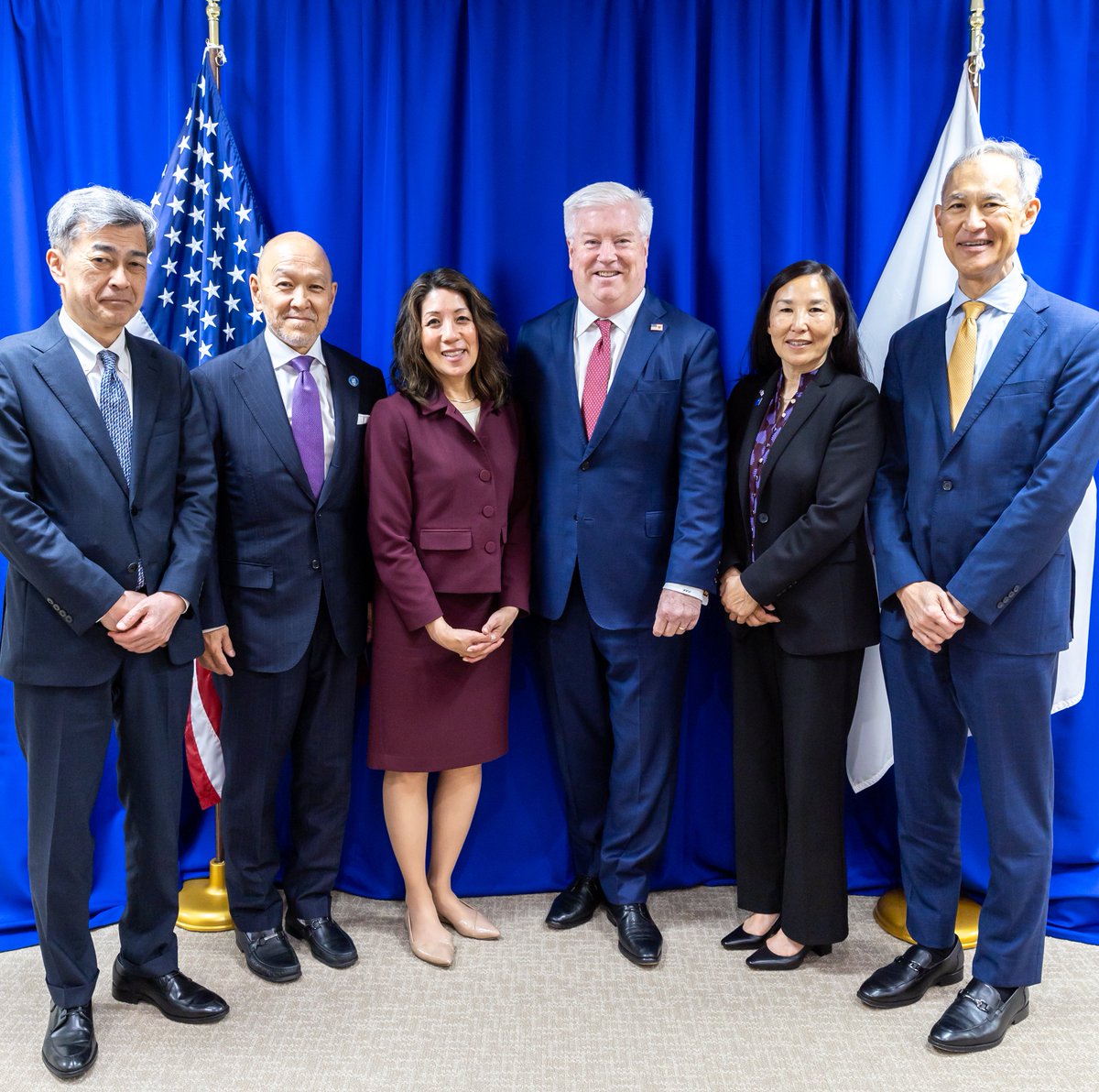 While growing the 🇺🇸🇯🇵 partnership of today, we’re also cultivating the partnership of tomorrow through the many education and leadership programs supported by the U.S.-Japan Council. Appreciated the meeting with <a href="/USJC/">U.S.-Japan Council</a> President &amp; CEO Audrey Yamamoto and other board members to