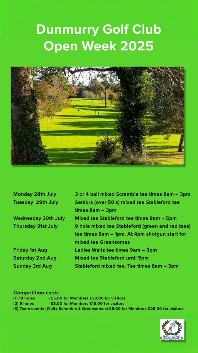 Dunmurry Golf Club (@dunmurrygolf) on Twitter photo 