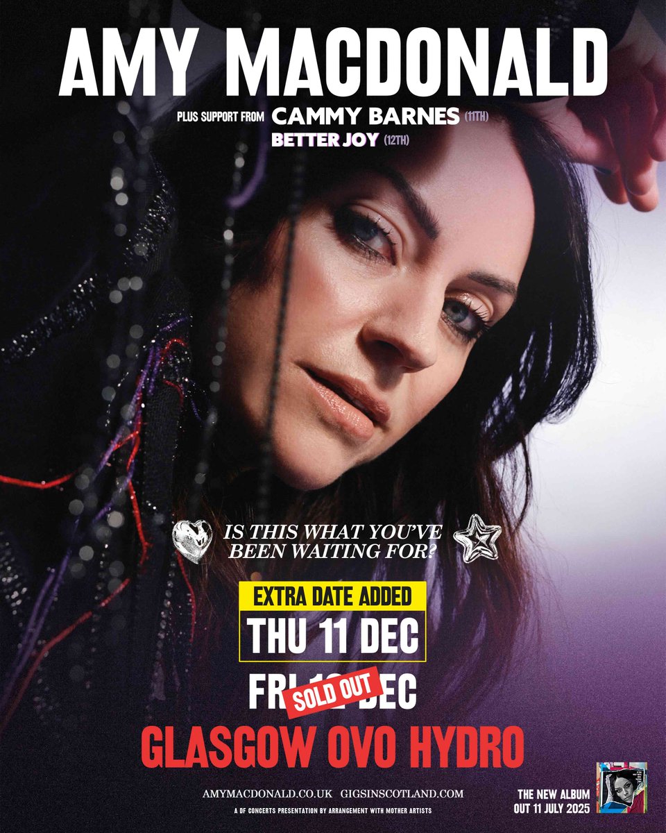 I can’t actually believe I’m saying this but the tickets for the hydro show have sold faster than I ever imagined!  We’ve totally sold it out - with over 6 months to go! This makes me scared as hell to say this but we’re gonna do a SECOND NIGHT!! 🤩

The pre-sale starts tomorrow
