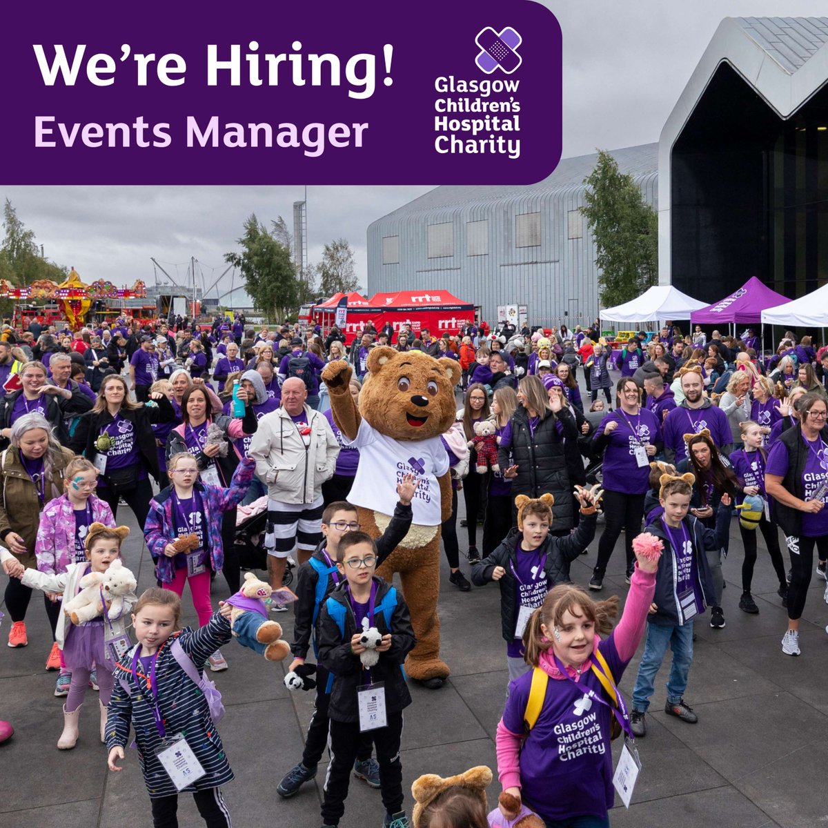 Glasgow Children's Hospital Charity (@gch_charity) on Twitter photo π’ Job Vacancy: Events Manager
As a key member of the Fundraising & Events Team, the Events Manager will lead on the planning and delivery of all events for <a href="/GCH_Charity/">Glasgow Children's Hospital Charity</a>, <a href="/CrosshouseCF/">Crosshouse Children's Fund</a> and <a href="/CBH_Glasgow/">Crossbasket House</a>
Apply now π glasgowchildrenshospitalcharity.org/job-vacancy-evβ¦ π’ Job Vacancy: Events Manager
As a key member of the Fundraising & Events Team, the Events Manager will lead on the planning and delivery of all events for <a href="/GCH_Charity/">Glasgow Children's Hospital Charity</a>, <a href="/CrosshouseCF/">Crosshouse Children's Fund</a> and <a href="/CBH_Glasgow/">Crossbasket House</a>
Apply now π glasgowchildrenshospitalcharity.org/job-vacancy-evβ¦