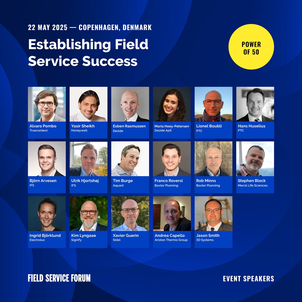 CopperbergAB's tweet image. Looking to establish true #fieldservice success?

It begins with the right voices—and the right room. Join your industry peers on May 22 in Copenhagen at #FieldServiceForum.

🎟️ FINAL CALL: bit.ly/fs25po50

#fsm #oem #manufacturing #servitization
