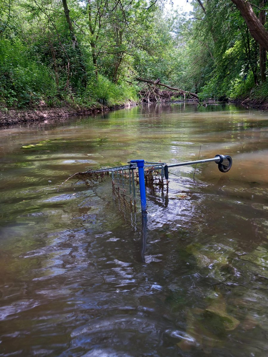 Trolleywise's tweet image. Another waterway cleared! 🛒💪 Another great example of Trolleywise working with local authorities and responsible retailers. 👏We had great engagement with the store and a lot of appreciation by local residents – now the river Avon in Rugby is looking exactly as we like it! ✨🥳