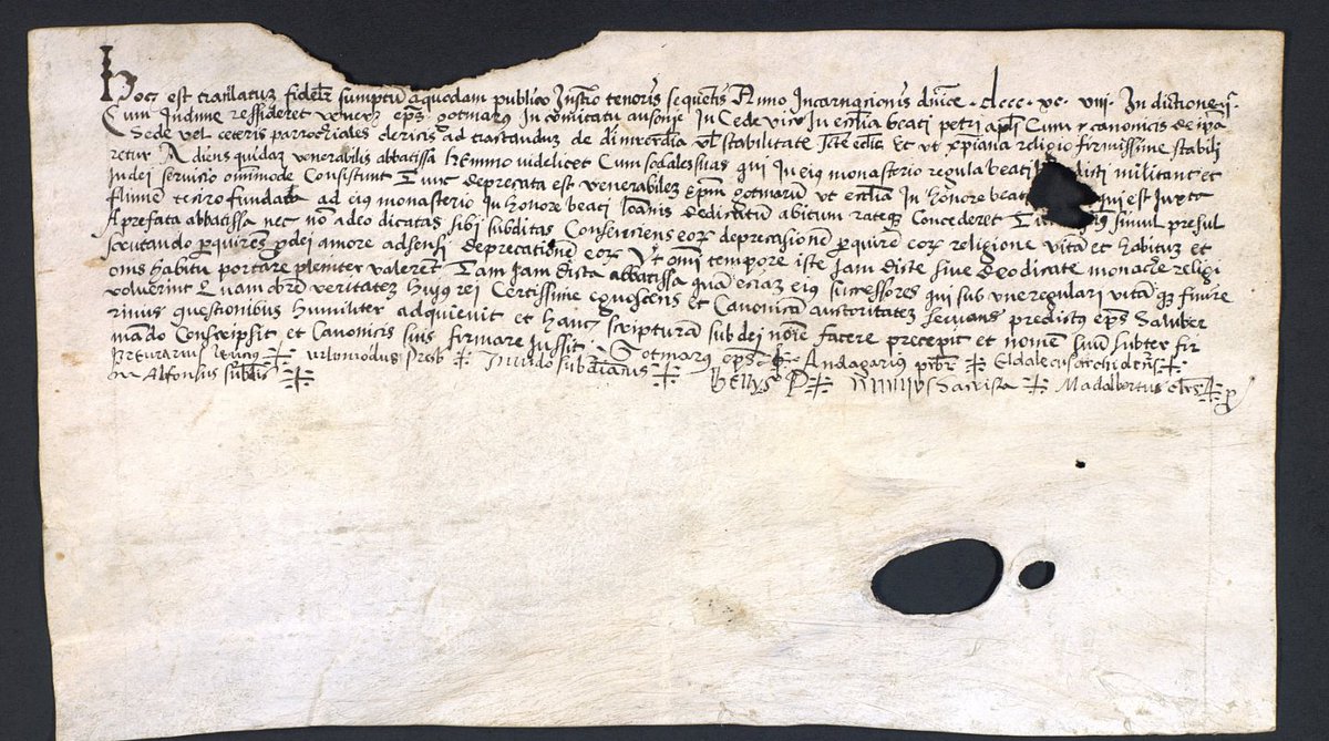 Ja podeu consultar els pergamins del Castell de Montesquiu a Arxius en Línia!
xac.gencat.cat/ca/llista_arxi…

#patrimonigencat
#patrimonidocumental
#arxius
#xac