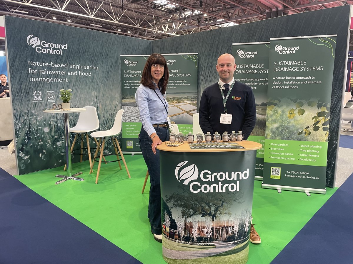 Ground Control (@groundcontrolgc) on Twitter photo We're at <a href="/UtilityWeekLive/">Utility Week Live</a> sharing how our nature-based engineering for rainwater and flood management has made a difference across the UK.
Say hello to our team at stand C8, and find out how our work can support your sites.
#UtilityWeekLive #UWL25 #UtilitiesIndustry We're at <a href="/UtilityWeekLive/">Utility Week Live</a> sharing how our nature-based engineering for rainwater and flood management has made a difference across the UK.
Say hello to our team at stand C8, and find out how our work can support your sites.
#UtilityWeekLive #UWL25 #UtilitiesIndustry