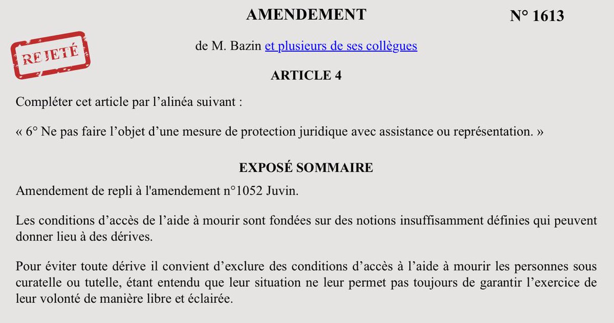 koztoujours's tweet photo. Ça recommence en séance publique : les amendements de simple prudence sont systématiquement balayés.

Ici les amendements sur l’application sur l’application de l’ #euthanasie aux personnes protégées. https://t.co/qHC0ezUGKM
