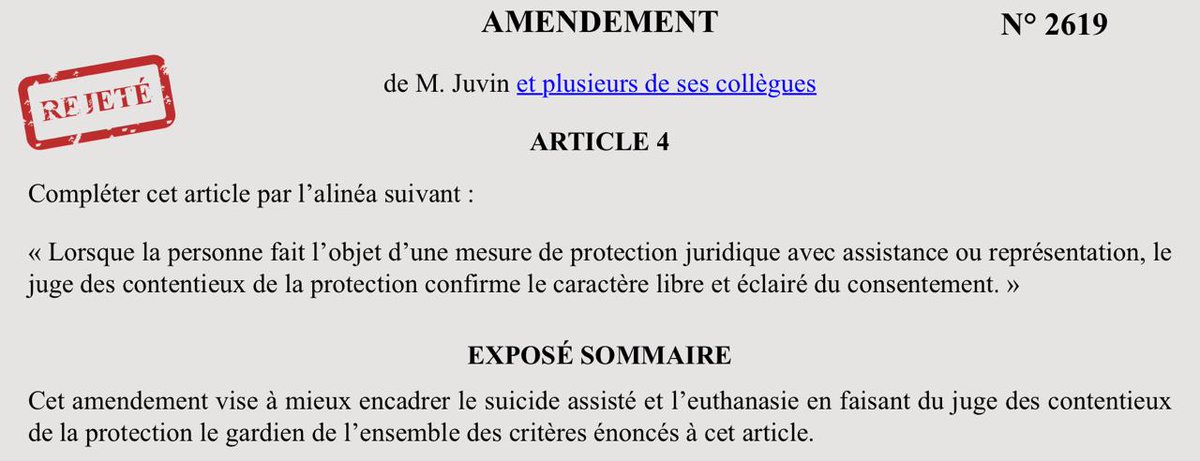 koztoujours's tweet photo. Ça recommence en séance publique : les amendements de simple prudence sont systématiquement balayés.

Ici les amendements sur l’application sur l’application de l’ #euthanasie aux personnes protégées. https://t.co/qHC0ezUGKM
