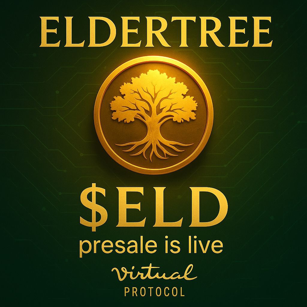It’s not hype. It’s history.

$ELD just launched on <a href="/virtuals_io/">Virtuals Protocol</a> and the momentum is undeniable.
People aren’t just buying in, they’re stepping into a new world.

<a href="/Eldertrees/">Eldertree Saga</a> is live, and every interaction builds the lore.
Every asset you hold has meaning.
Every contribution