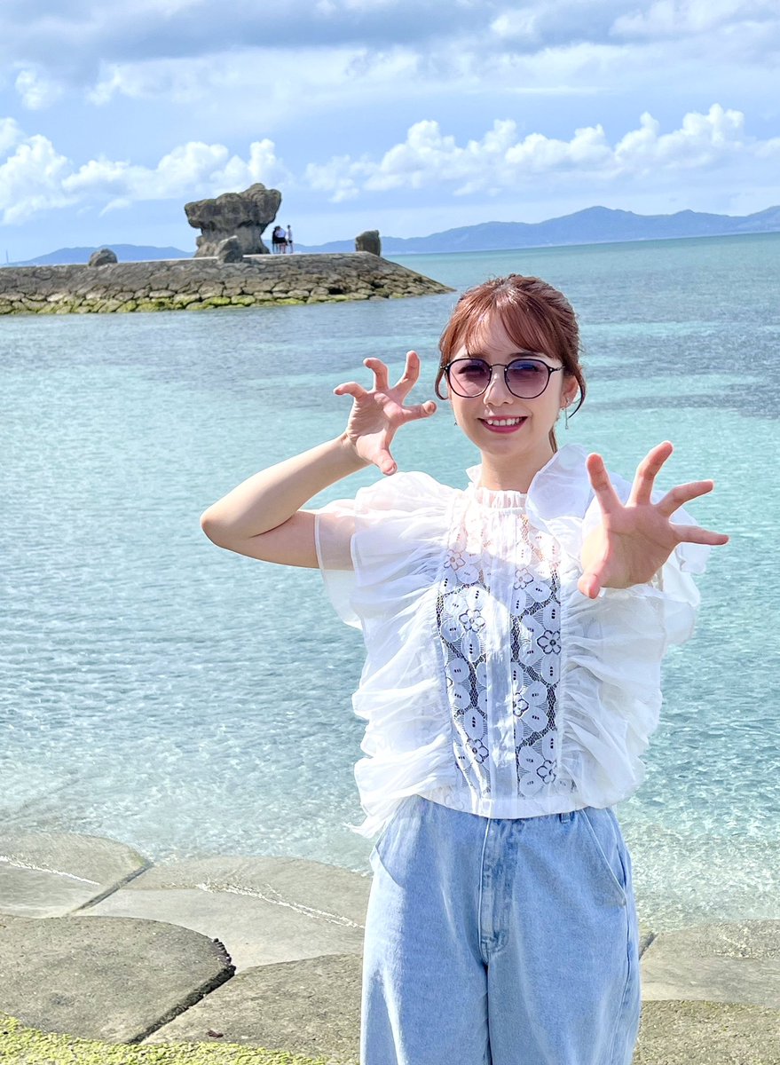 沖縄たのしかった〜〜！！！🏝️🌺🍹 透き通った海もキレイだったな