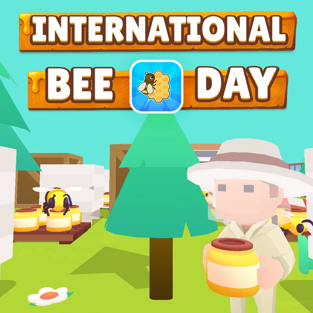YSO_Corp's tweet image. 🐝 World Bee Day Meets Bee Farm! 🌼

Celebrate May 20 with Bee Farm by GameCream! Grow your hive, make honey &amp;amp; build a buzzing empire in this charming idle game. 🍯

👉 Download now &amp;amp; start buzzing!

#YSOCorp #BeeFarm #WorldBeeDay #MobileGaming #GameCream