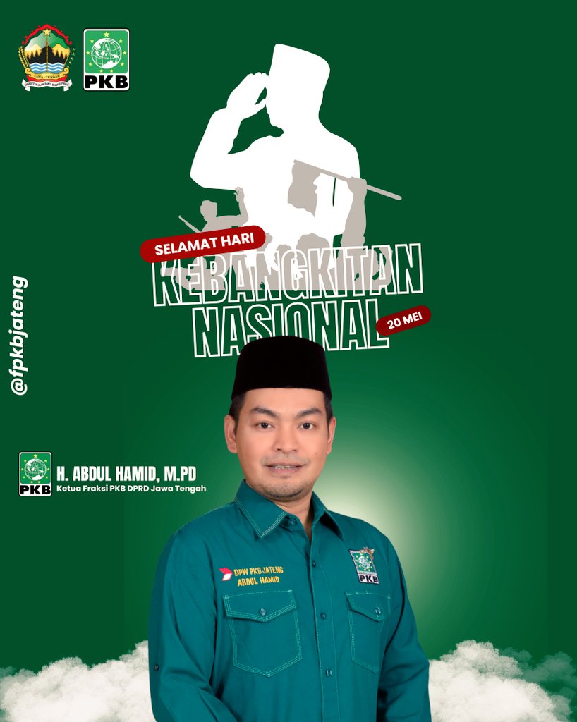 FRAKSI PKB JATENG (@fpkb_dprdjateng) on Twitter photo Semangat kebangkitan menuju Indonesia Semakin Maju.<a href="/cakimiNOW/">A Muhaimin Iskandar</a> <a href="/EmHasanuddin/">M Hasanuddin Wahid</a> <a href="/yusuf_ch/">M Yusuf Chudlory</a> <a href="/Sukirman_Kir/">Sukirman</a> <a href="/hamid_amx/">abdul hamid</a> #harikebangkitannasional2025 Semangat kebangkitan menuju Indonesia Semakin Maju.<a href="/cakimiNOW/">A Muhaimin Iskandar</a> <a href="/EmHasanuddin/">M Hasanuddin Wahid</a> <a href="/yusuf_ch/">M Yusuf Chudlory</a> <a href="/Sukirman_Kir/">Sukirman</a> <a href="/hamid_amx/">abdul hamid</a> #harikebangkitannasional2025